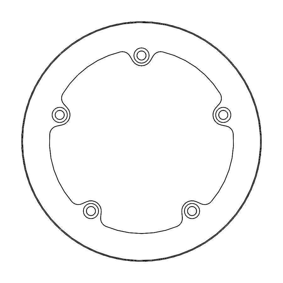 MOTO-MASTER HALO SERIES BRAKE ROTOR FIXED 110925
