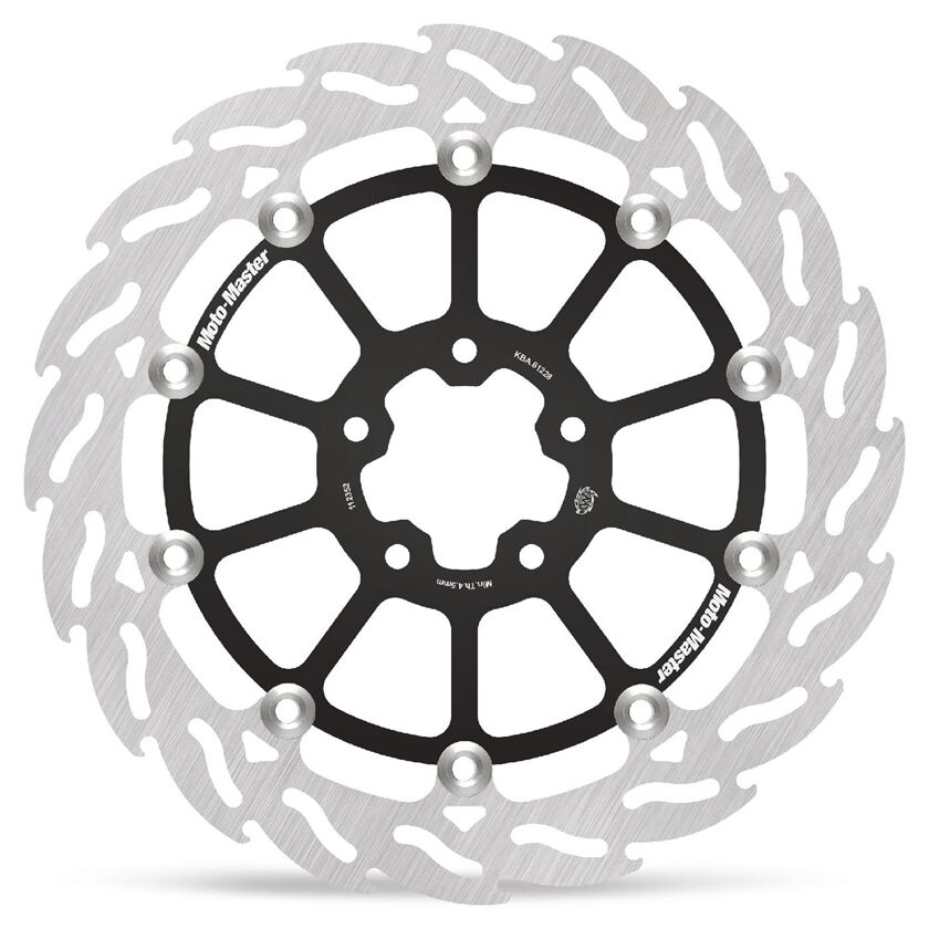MOTO-MASTER BRAKE DISC FLAME FLOAT RIGHT 112352