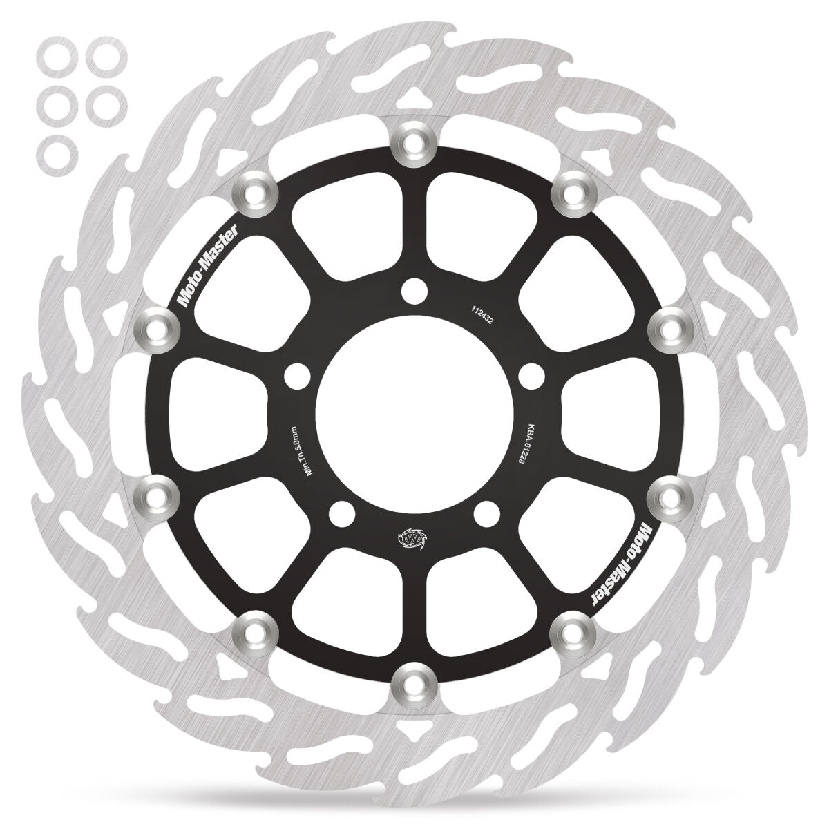 MOTO-MASTER BRAKE ROTOR FLOATING FLAME 112432