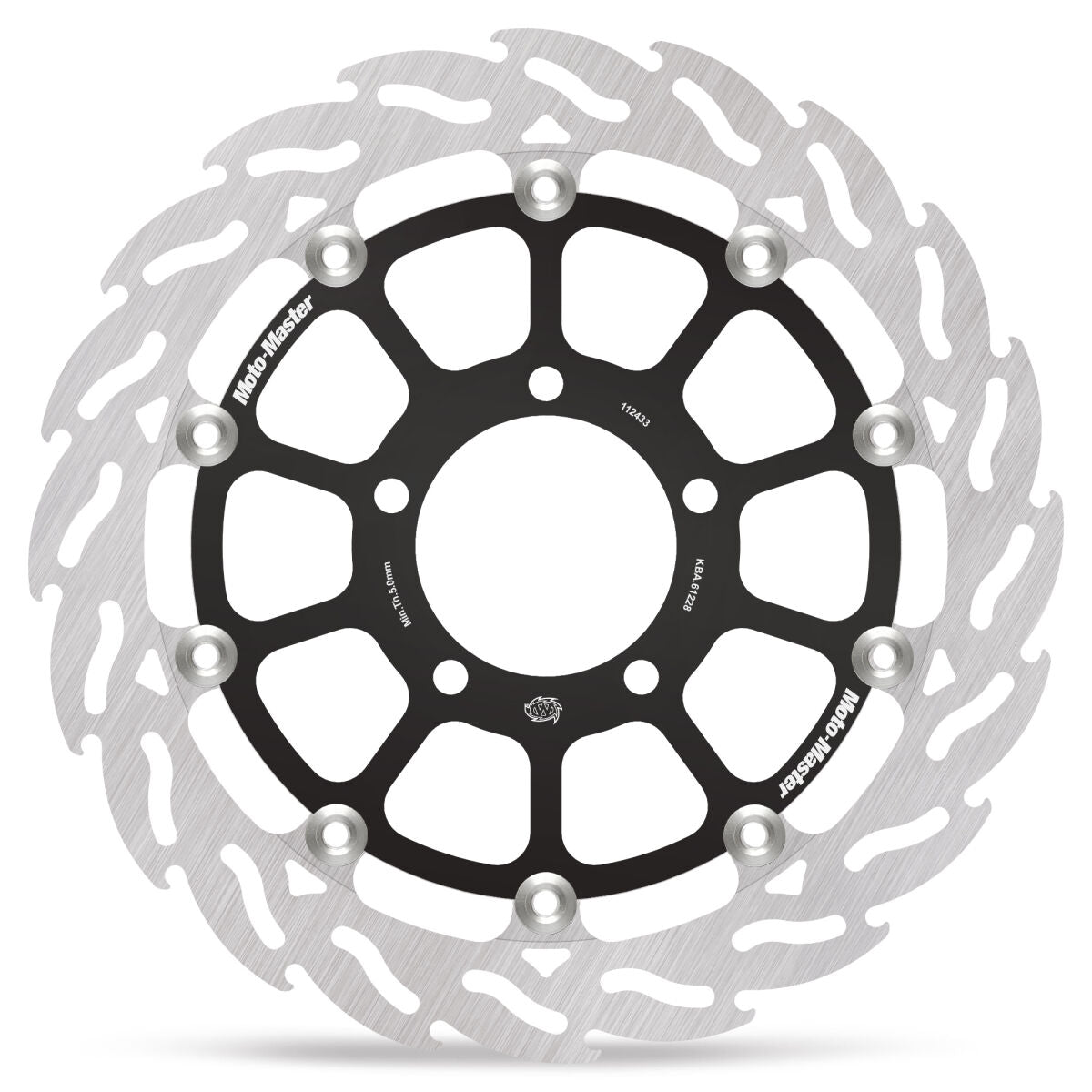 MOTO-MASTER BRAKE ROTOR FLOATING FLAME 112433
