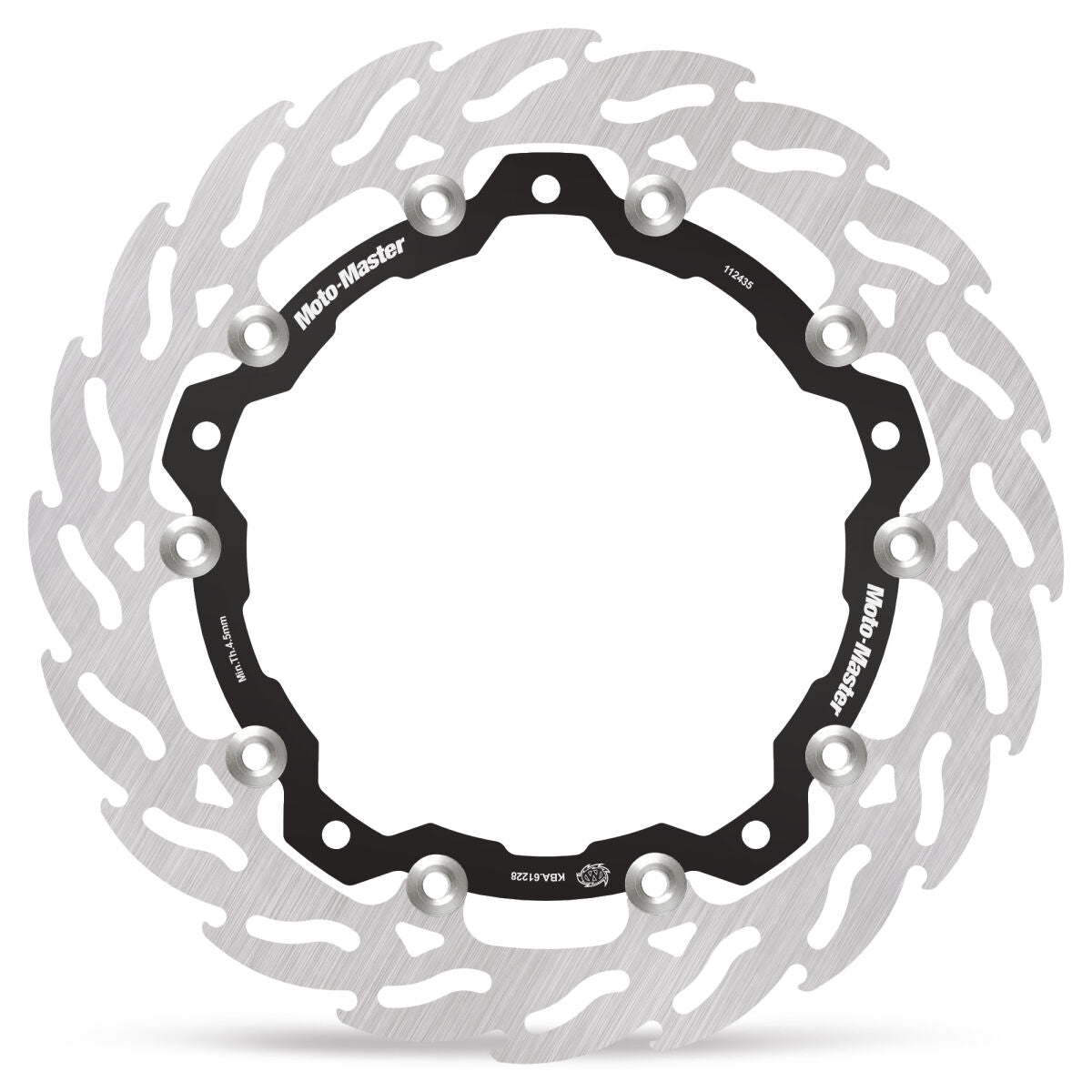 MOTO-MASTER BRAKE ROTOR FLOATING FLAME 112435
