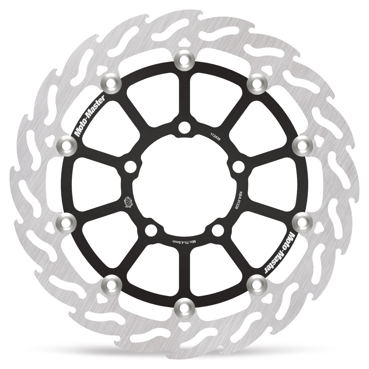 MOTO-MASTER BRAKE ROTOR FLOATING FLAME 112439