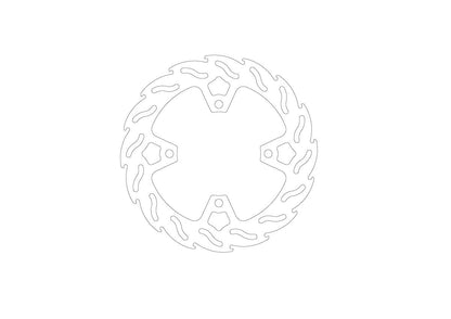 MOTO-MASTER BRAKE ROTOR FIXED FLAME 110979