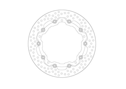 MOTO-MASTER BRAKE ROTOR FLOATING HALO 112436