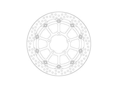MOTO-MASTER BRAKE ROTOR FLOATING RACING HALO 112444