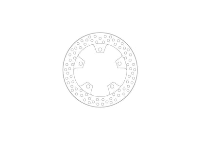 MOTO-MASTER BRAKE ROTOR FIXED HALO 110971