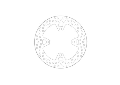 MOTO-MASTER BRAKE ROTOR FIXED HALO 110980