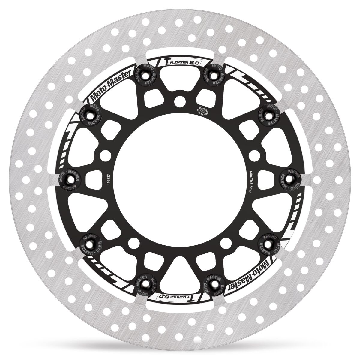 MOTO-MASTER BRAKE ROTOR T-FLOATER PROFESSIONAL RACING 116137