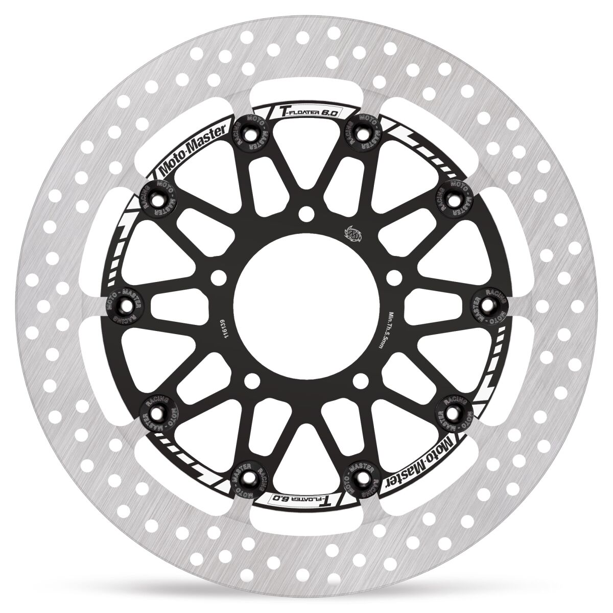 MOTO-MASTER BRAKE ROTOR T-FLOATER PROFESSIONAL RACING 116139