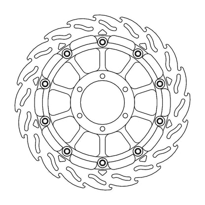 MOTO-MASTER BRAKE DISC FLAME RACING FT R 113213