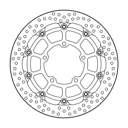 MOTO-MASTER BRAKE DISC HALO FRONT HAYBUSA 112390