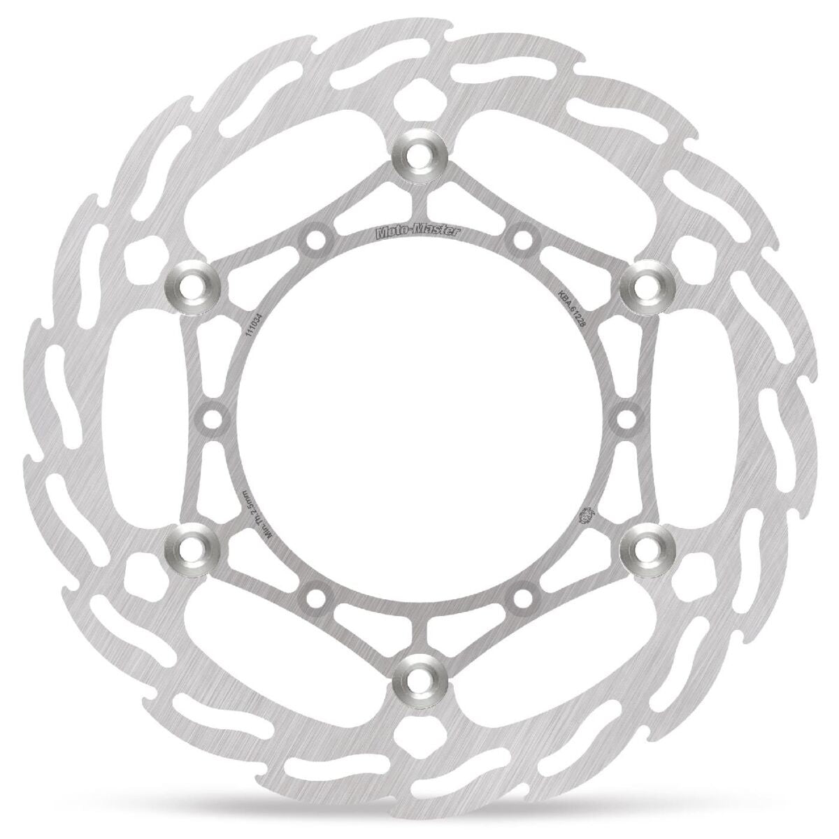 MOTO-MASTER BRAKE ROTOR FLOATING FLAME STEEL OFFROAD 111034