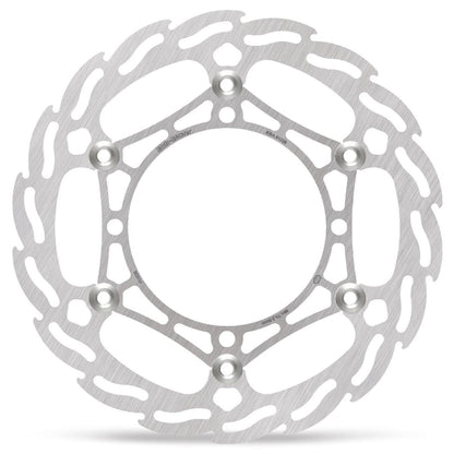 MOTO-MASTER BRAKE ROTOR FLOATING FLAME FLAMED NATURAL 111036