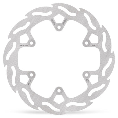 MOTO-MASTER BRAKE ROTOR FIXED FLAME FLAMED NATURAL 110209