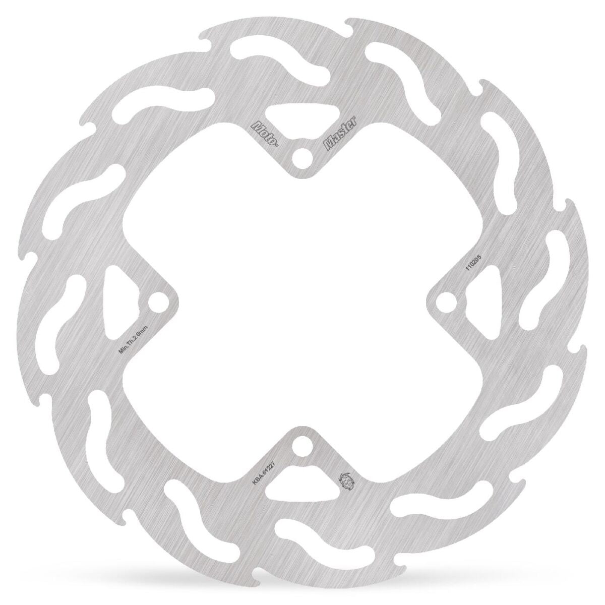 MOTO-MASTER BRAKE ROTOR FIXED FLAME REAR 110205
