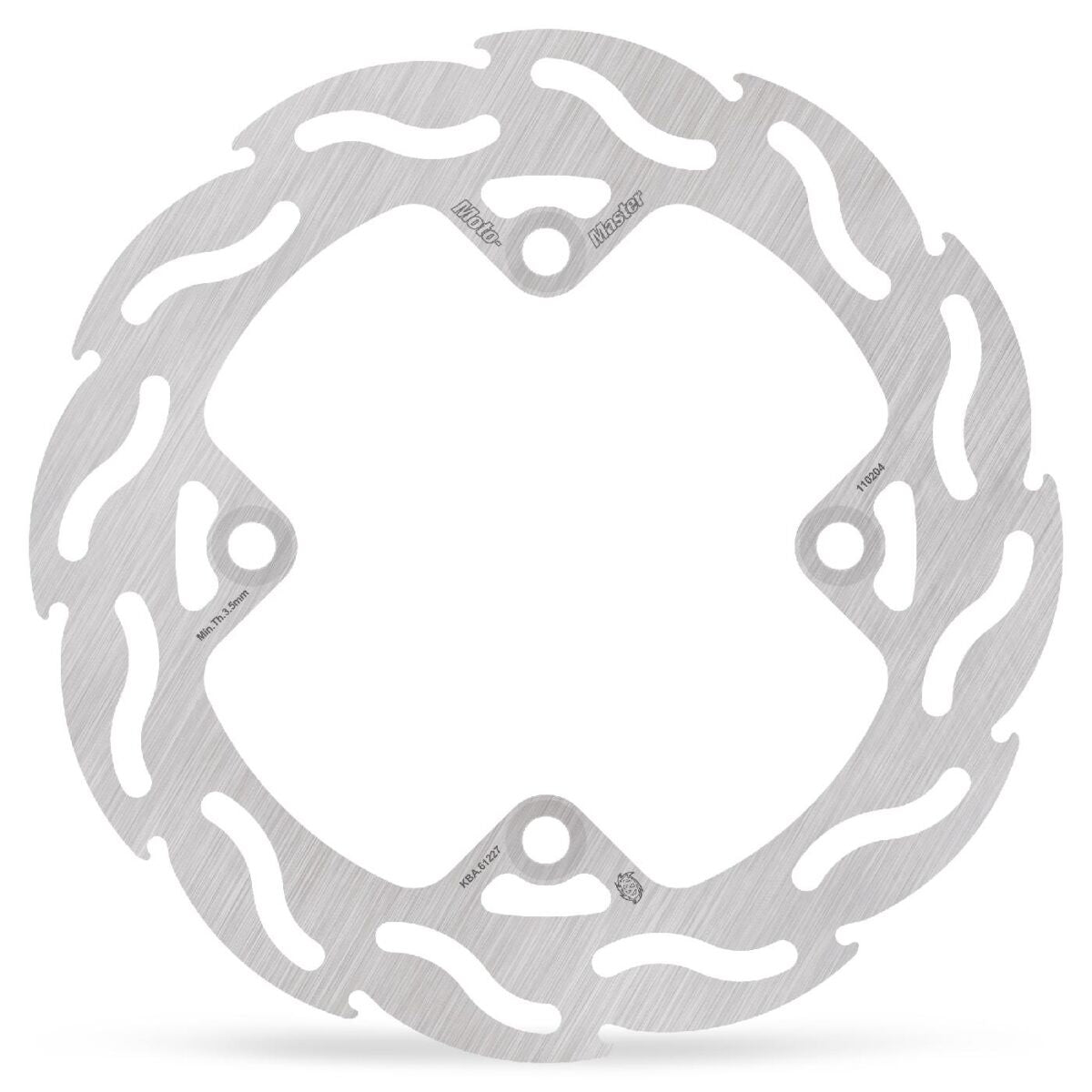 MOTO-MASTER BRAKE ROTOR FIXED FLAME REAR 110204