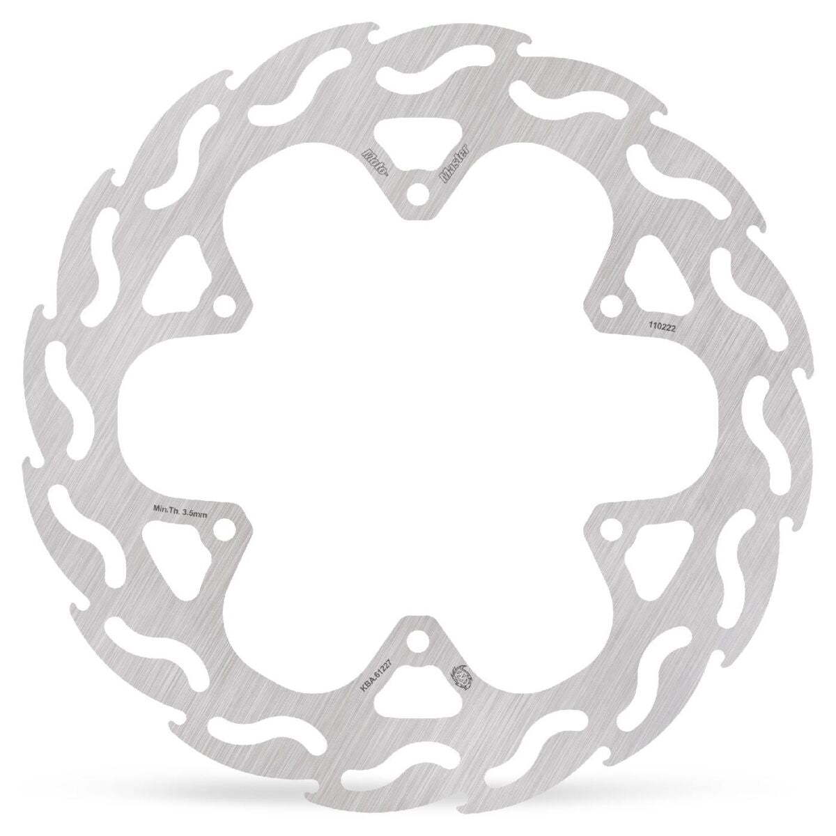MOTO-MASTER BRAKE ROTOR FIXED FLAME OFFROAD REAR 110222
