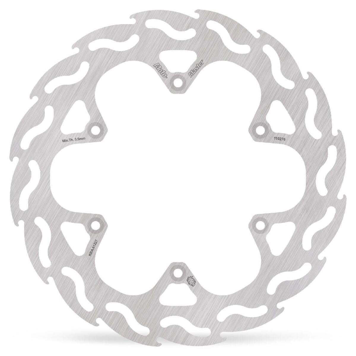 MOTO-MASTER BRAKE ROTOR FIXED FLAME OFFROAD REAR 110276