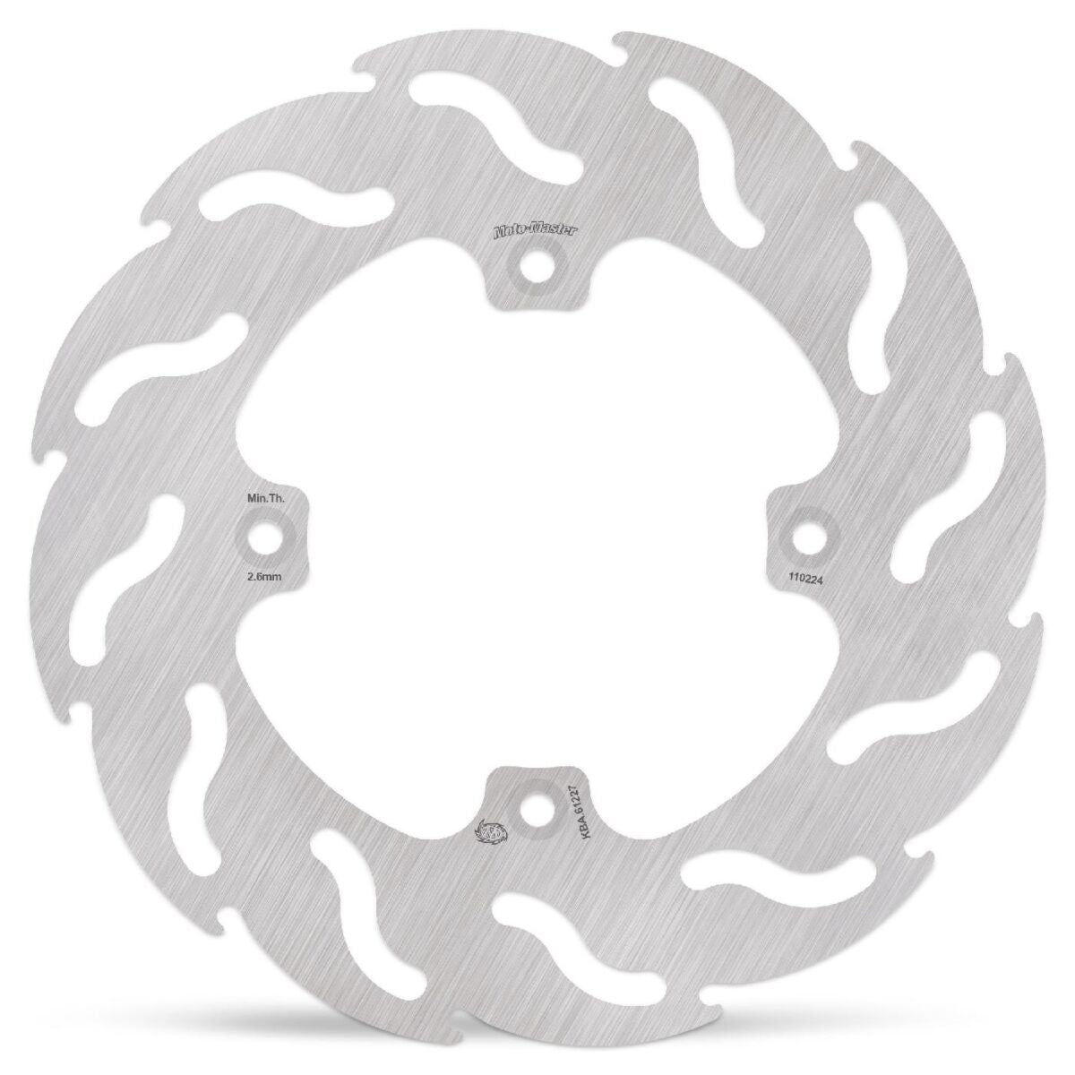 MOTO-MASTER BRAKE ROTOR FIXED FLAME OFFROAD REAR 110224