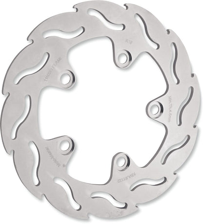 MOTO-MASTER BRAKE ROTOR FIXED FLAME FLAMED NATURAL 110290