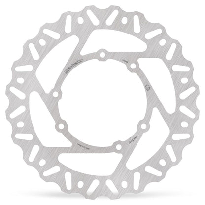 MOTO-MASTER BRAKE ROTOR FIXED NITRO CONTOURED NATURAL 110355