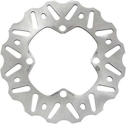 MOTO-MASTER BRAKE ROTOR FIXED NITRO CONTOURED NATURAL 110370