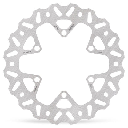 MOTO-MASTER BRAKE ROTOR FIXED NITRO CONTOURED NATURAL 110369