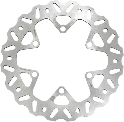 MOTO-MASTER BRAKE ROTOR FIXED NITRO CONTOURED NATURAL 110369