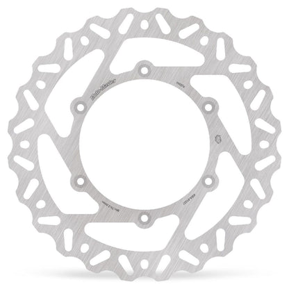 MOTO-MASTER BRAKE ROTOR FIXED NITRO CONTOURED NATURAL 110374