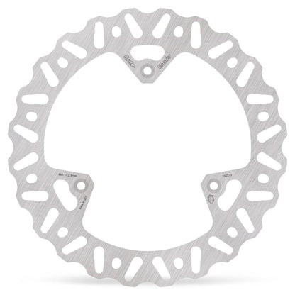 MOTO-MASTER BRAKE ROTOR FIXED NITRO CONTOURED NATURAL 110373