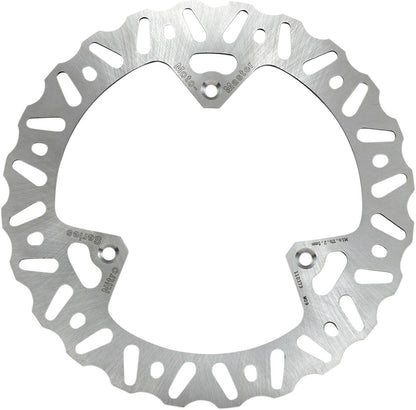 MOTO-MASTER BRAKE ROTOR FIXED NITRO CONTOURED NATURAL 110373