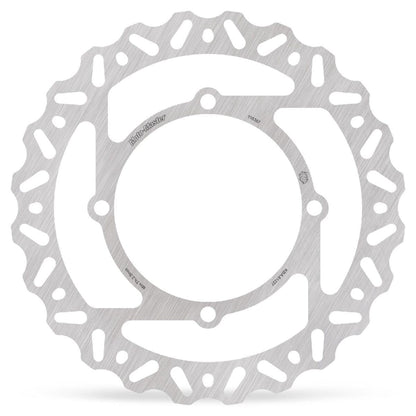 MOTO-MASTER BRAKE ROTOR FIXED NITRO CONTOURED NATURAL 110357