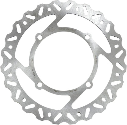 MOTO-MASTER BRAKE ROTOR FIXED NITRO CONTOURED NATURAL 110357