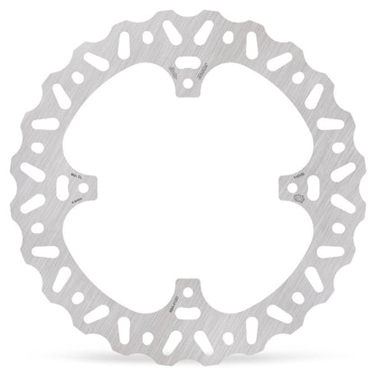MOTO-MASTER BRAKE ROTOR FIXED NITRO CONTOURED NATURAL 110356
