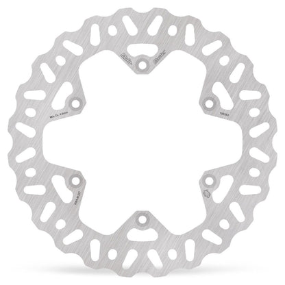 MOTO-MASTER BRAKE ROTOR FIXED NITRO CONTOURED NATURAL 110363
