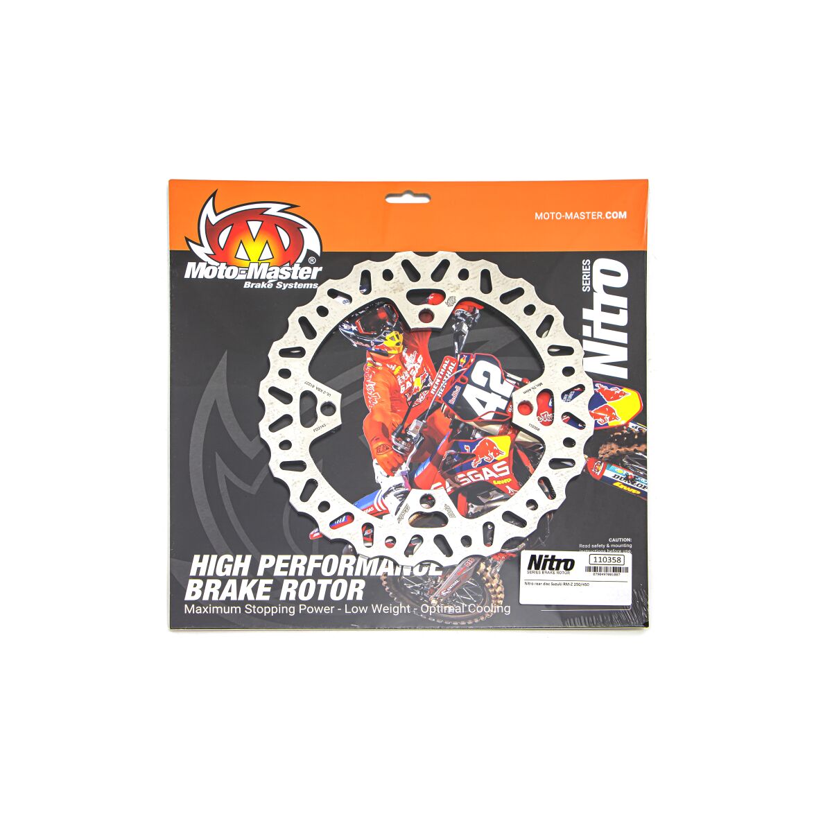 MOTO-MASTER BRAKE ROTOR FIXED NITRO CONTOUR OFFROAD 110358