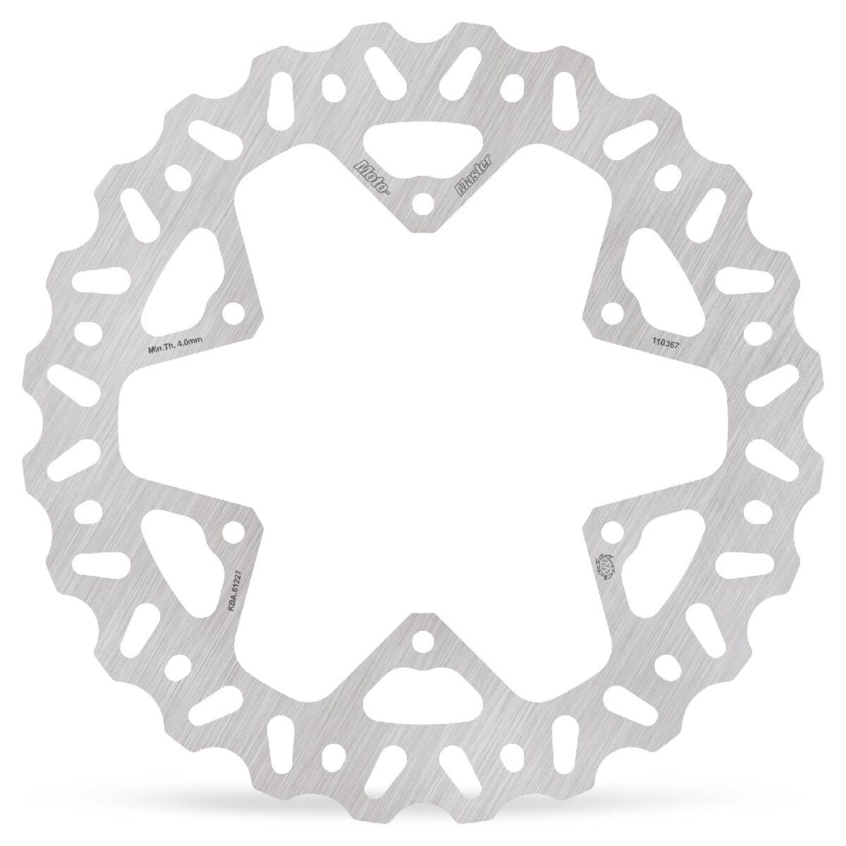 MOTO-MASTER BRAKE ROTOR FIXED NITRO CONTOUR NATURAL 110367