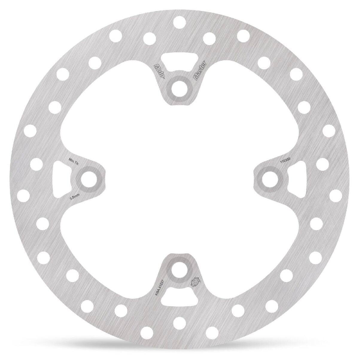 MOTO-MASTER BRAKE ROTOR FIXED HALO ROUND 110350