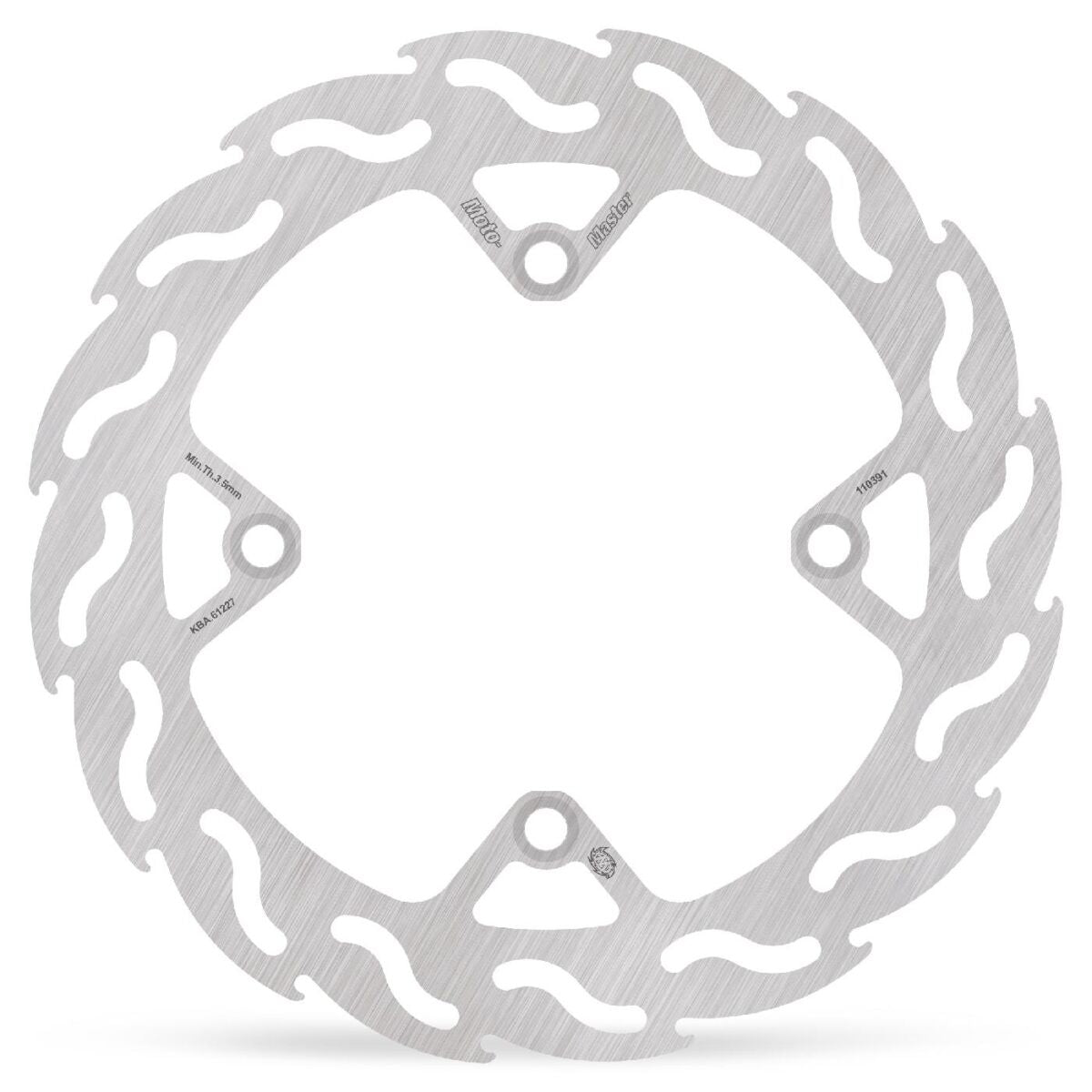 MOTO-MASTER BRAKE ROTOR FIXED FLAME OFFROAD 110391