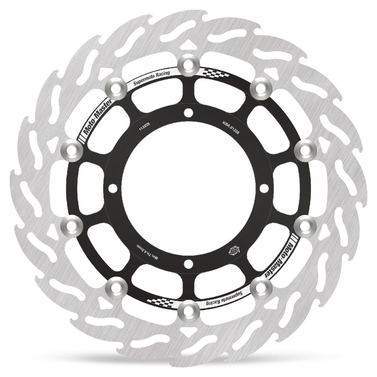 MOTO-MASTER BRAKE ROTOR FLOATING FLAME OFFROAD 113039