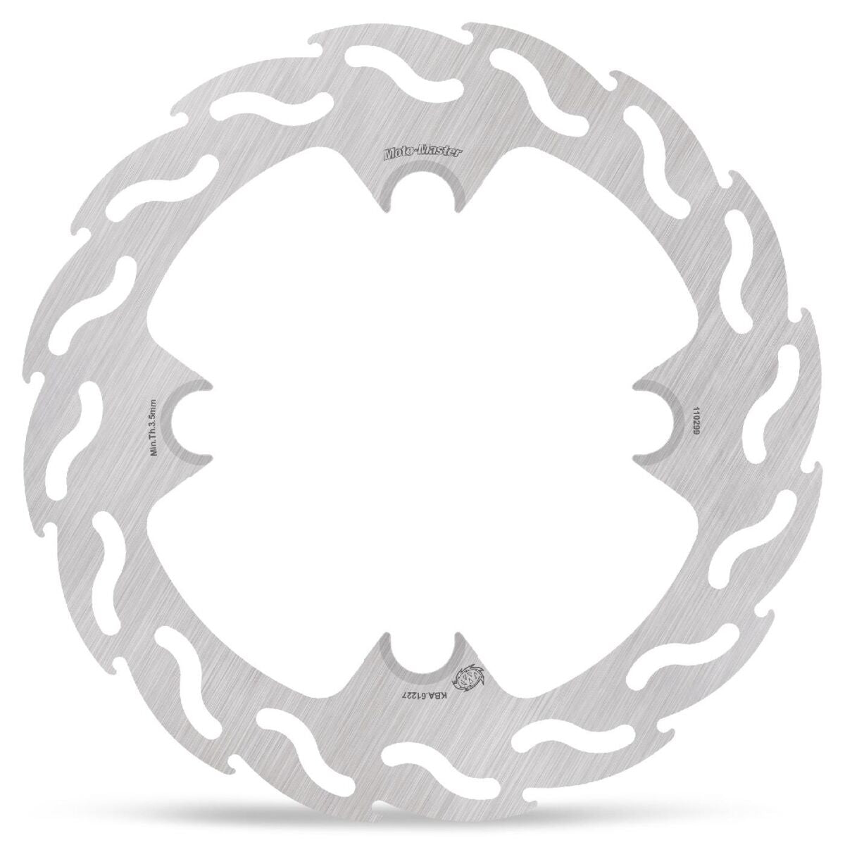 MOTO-MASTER BRAKE ROTOR FIXED FLAME OFFROAD 110299