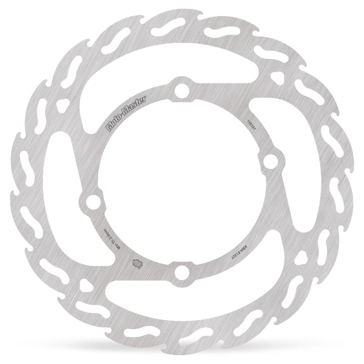 MOTO-MASTER BRAKE ROTOR FIXED FLAME OFFROAD 110331