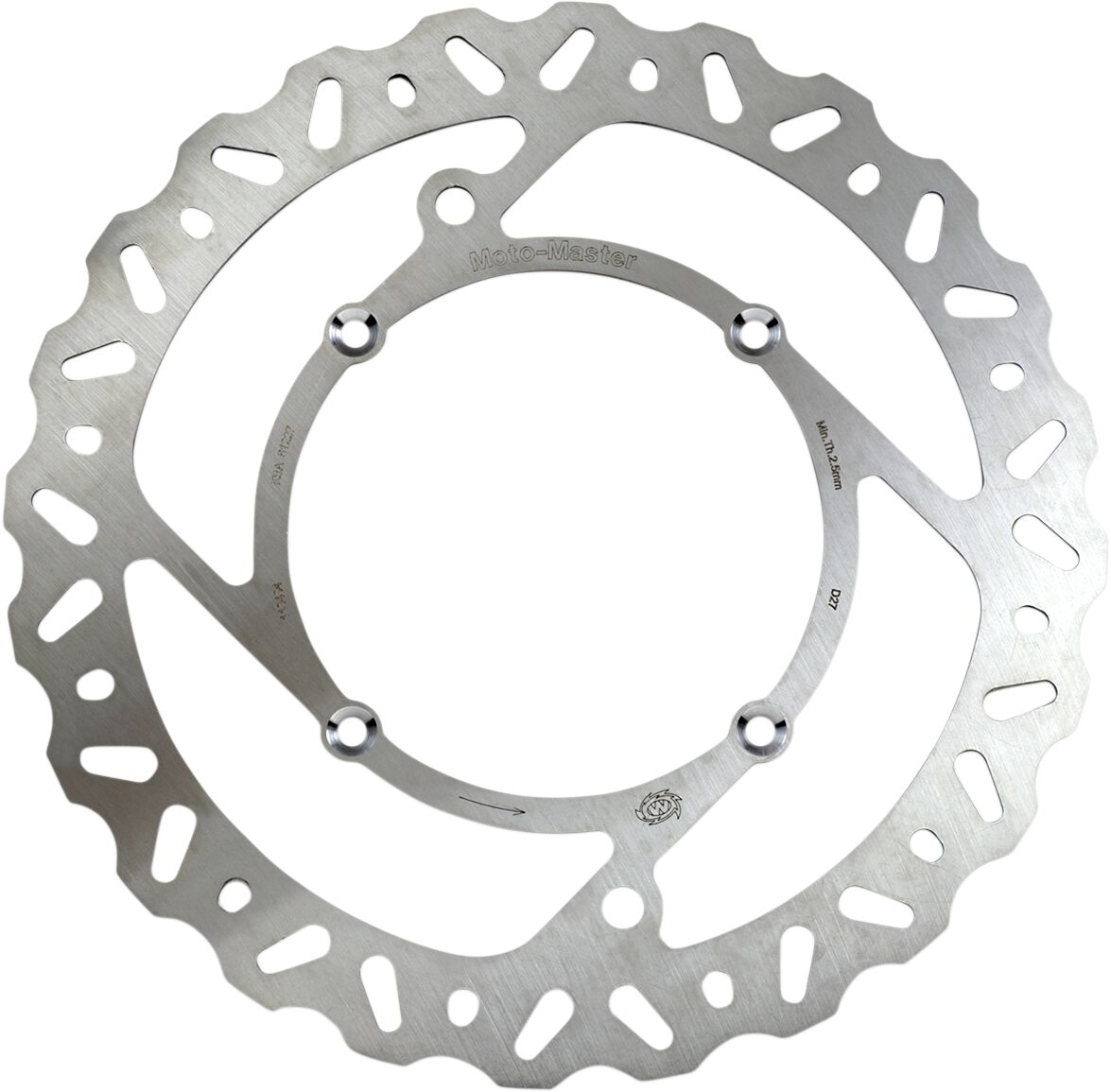 MOTO-MASTER BRAKE ROTOR FIXED NITRO CONTOUR NATURAL 110404