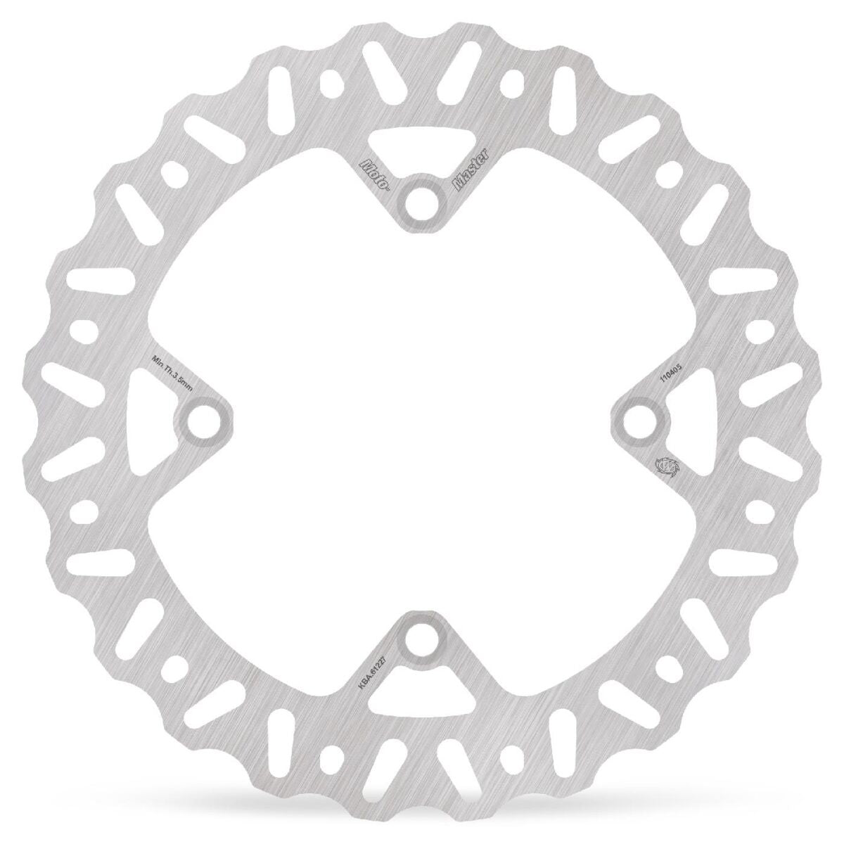 MOTO-MASTER BRAKE ROTOR FIXED NITRO CONTOUR NATURAL 110405