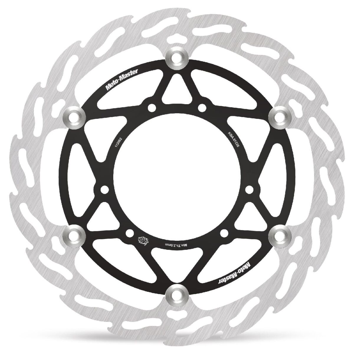 MOTO-MASTER BRAKE ROTOR FLOATING FLAME FRONT 270MM 112082
