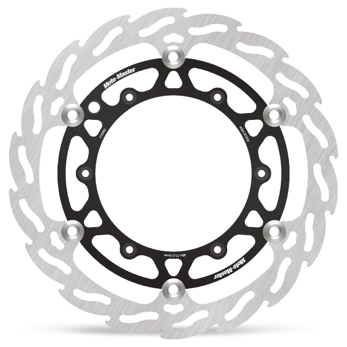 MOTO-MASTER BRAKE ROTOR FLOATING FLAME FRONT 270MM 112083