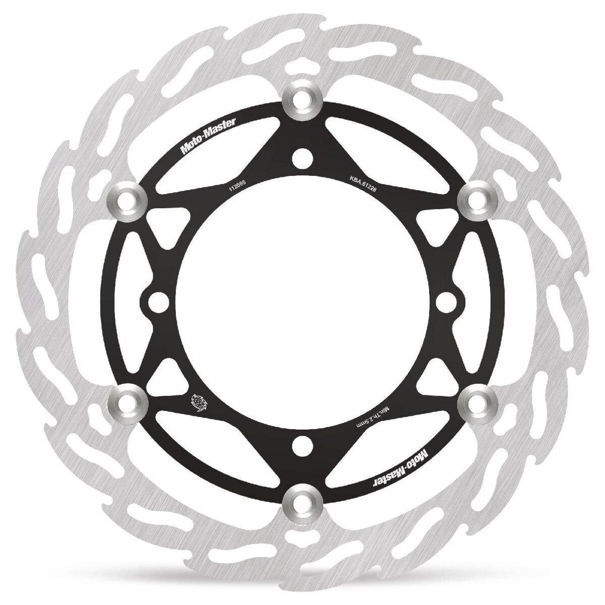MOTO-MASTER BRAKE ROTOR FLOATING FLAME FRONT 270MM 112085