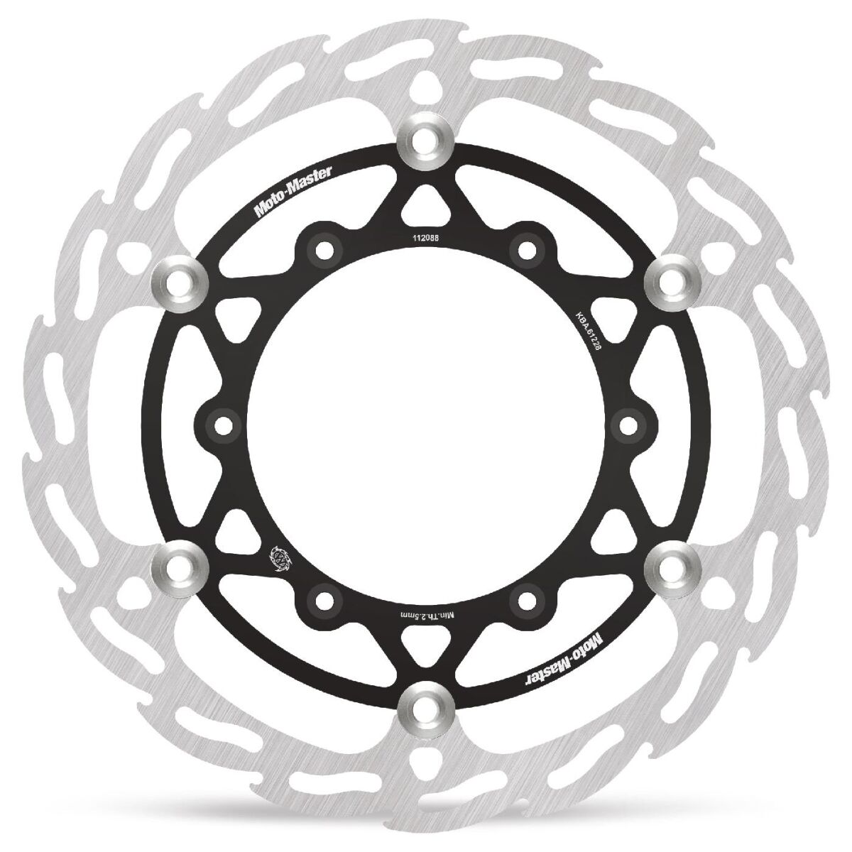 MOTO-MASTER BRAKE ROTOR FLOATING FLAME FRONT 270MM 112088