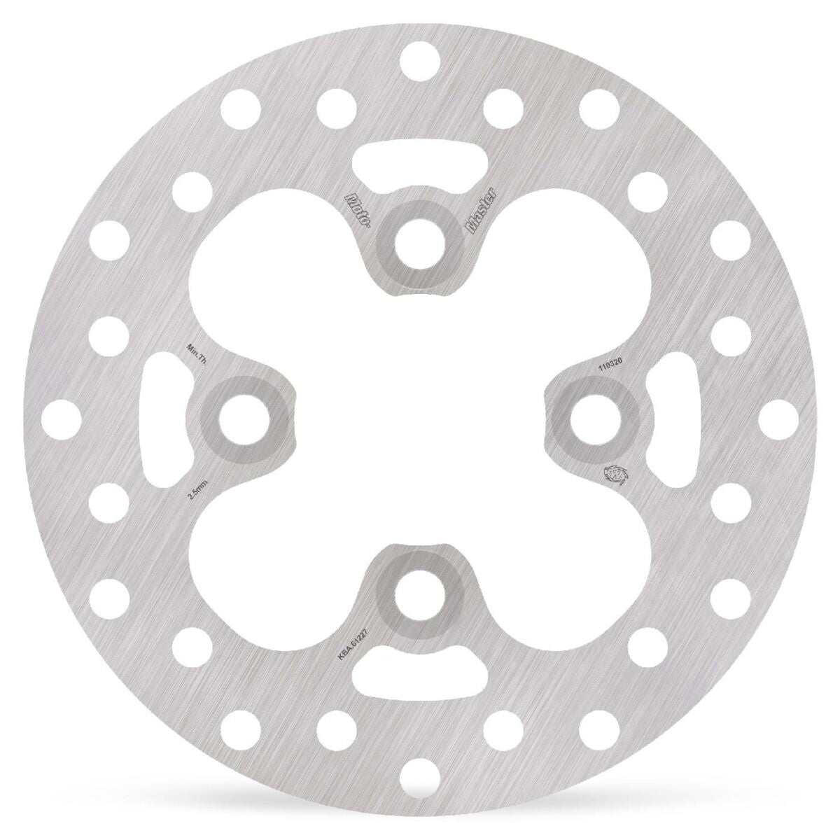 MOTO-MASTER BRAKE ROTOR FIXED HALO ROUND 110320