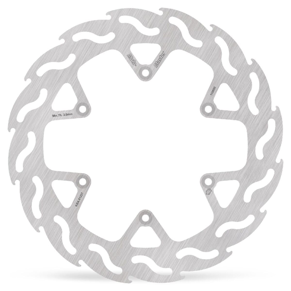 MOTO-MASTER BRAKE ROTOR OVERSIZE FIXED FLAME 110600